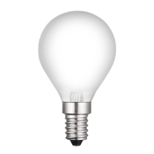 4W Normal LED mat E14 kronepære