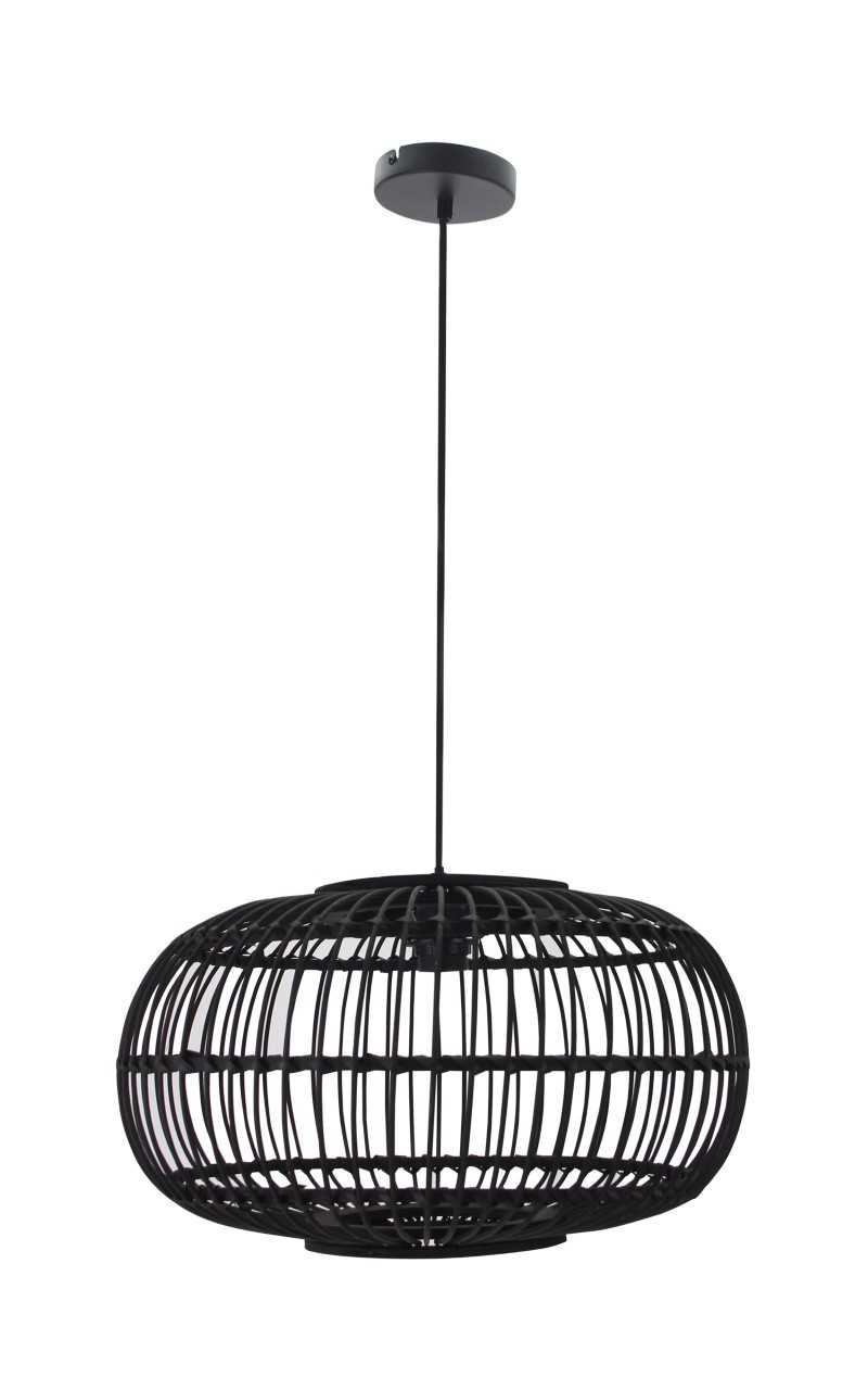 Sort flet pendel 48 cm