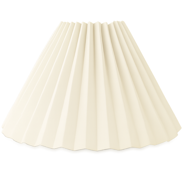 Plisse hvid PVC