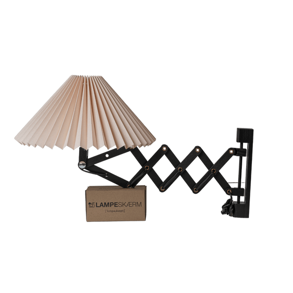 Saxlampe Sort / sart rosa